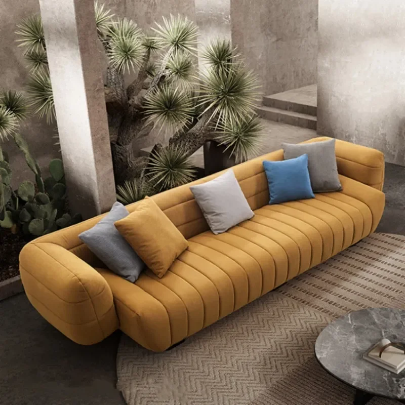 for Banana Boat Sofa Special Shaped Internet Celebrity Creative Personality Designer Italian Minimalist Straight Row Living