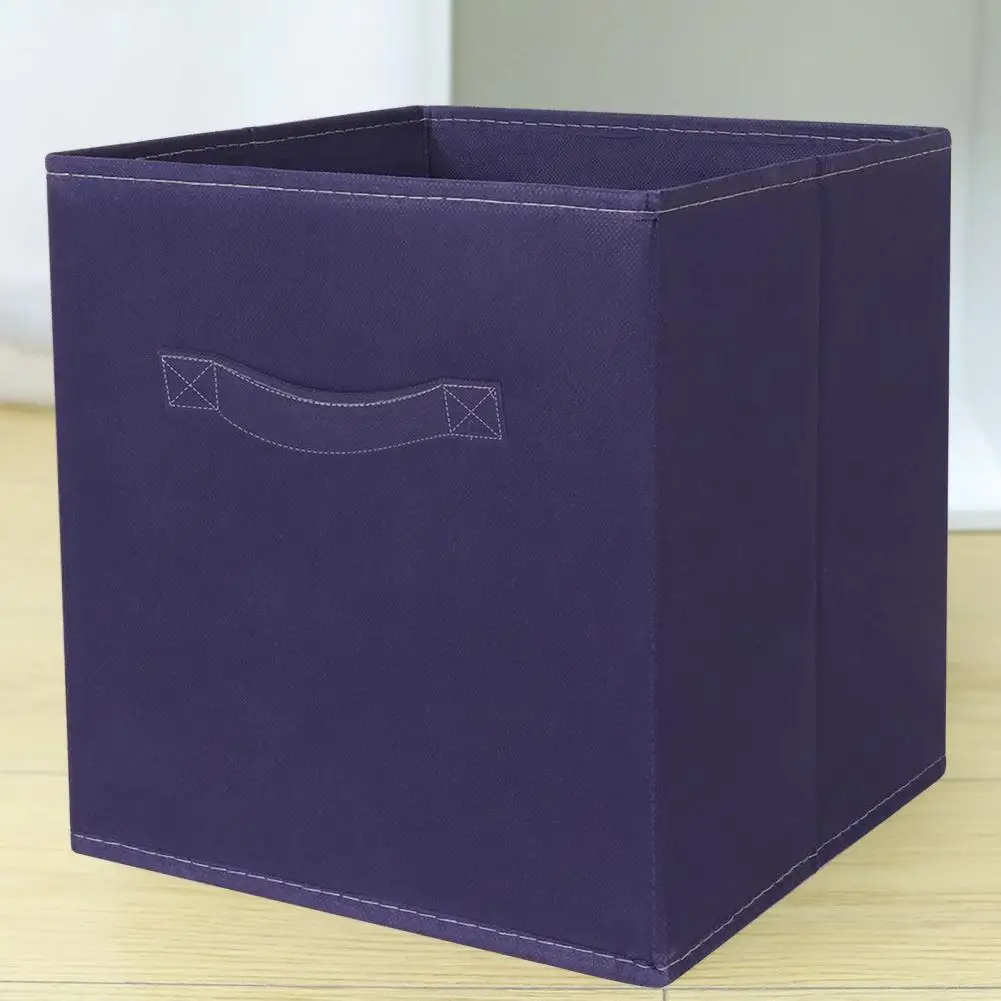 Foldable Storage Box Capacity Fabric Storage Cubes with Handles for Easy Access Organization of Toys Clothes Accessories Fabric