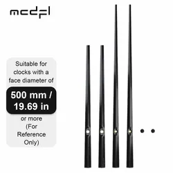 MCDFL Long Black Hand on Wall Clock Quartz Mechanisms Big Hands Kit Large Modern Mechanical Clocks Movements Replacement Parts