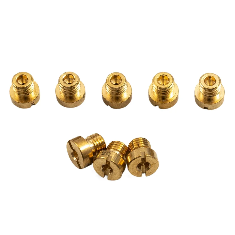 25Pcs Main Jet 55-115 M6 For Dellorto & For Mikuni Carburetors 6mm Main Jets Set Carburetor Injector Nozzle Replacement