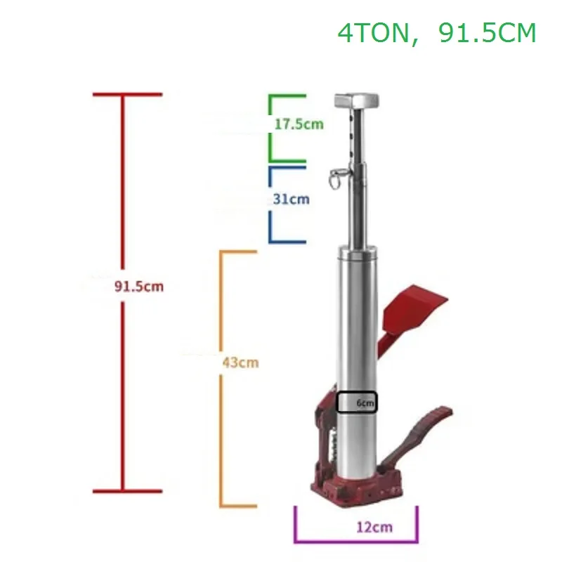 2TON-4Ton Pedal fuß typ hydraulische flasche Jack für ändern reifen von fahrzeug auto off-road-SUV off-road reifen reifen ändern – Detail 11