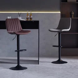 Luxus drehbarer Bar stuhl heben verstellbaren Barhocker Salon Barhocker Küchen insel Kissen Cadeira Ergonomie Wohn möbel