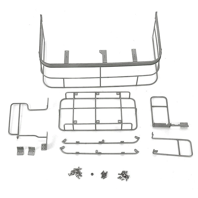 Metal Protective Fence Part For 1/14 LESU RC Pc360 Hydraulic Excavator Model Outdoor Toys TH17141