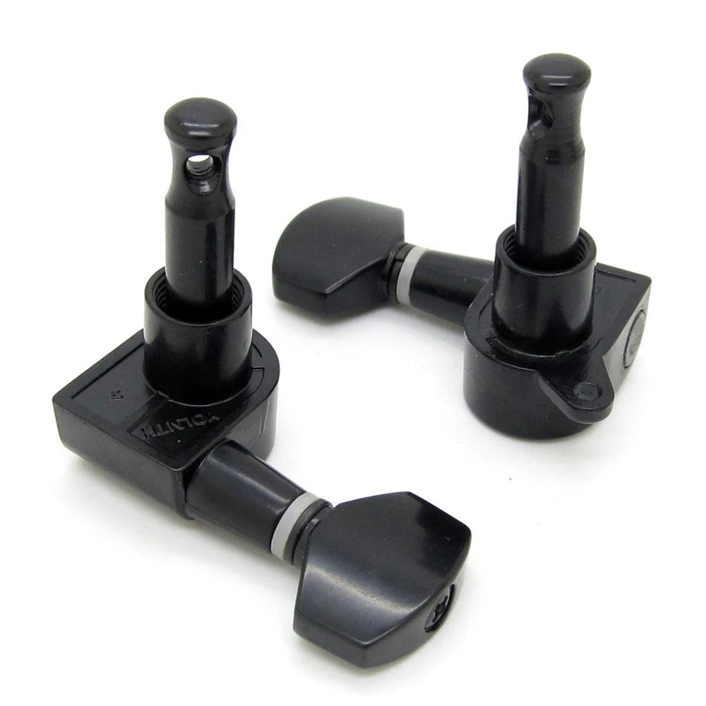 

6 R Tuning Chord Keys Guitar Pegs Earth Tones Black Steel String Tuners for Electric Guitars