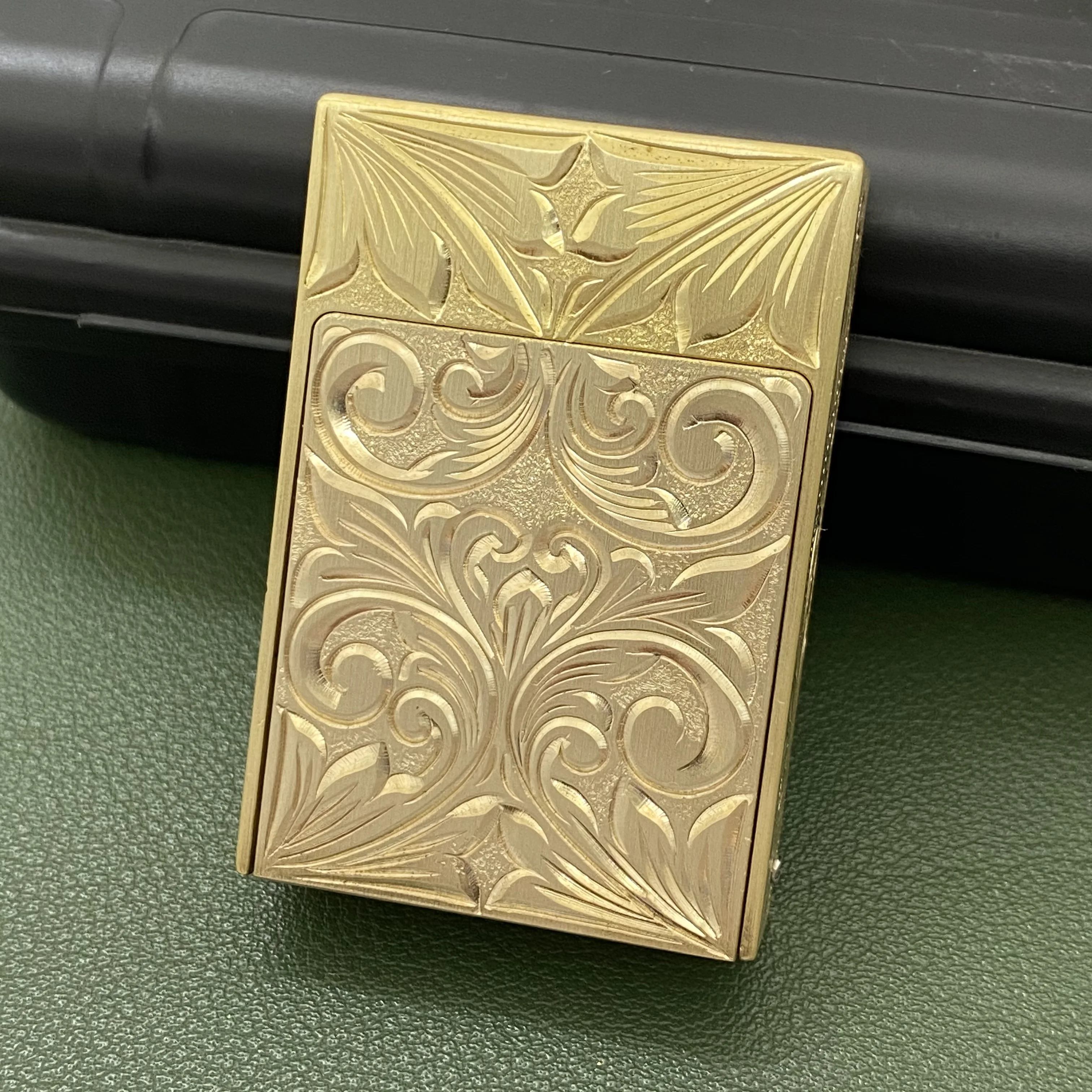 Handmade Brass Antique Lighter Matchbox Drawer Design, Fun And Creative, Personalized Kerosene Lighter Gift Collection, Cigarett