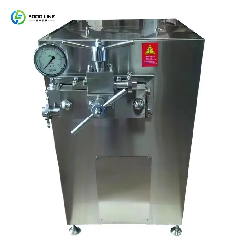 Sanitary Industrial Homogenizer Machine Suitable for Dairy Products Liquid Seasoning & Skin Lotion Manufacturing