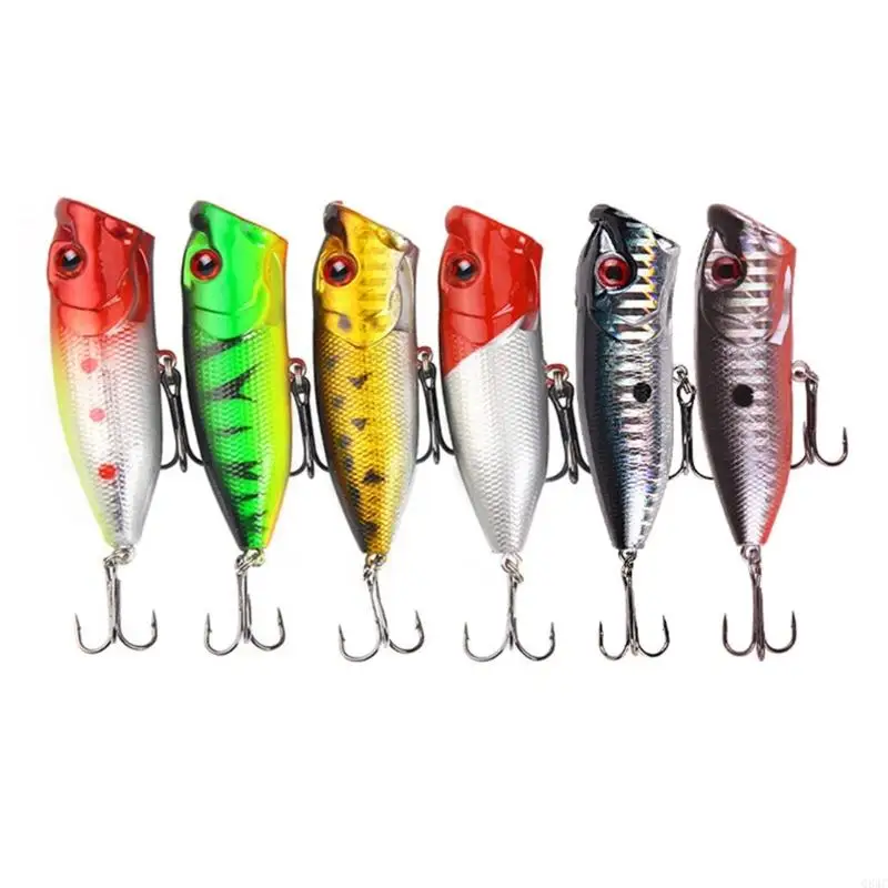 

Q84C 65mm Fishing Baits Wobblers Fish Lures Artificial Hard Baits Crankbait Sea Trouts Fishing Tackle Spinner Trolling Lures