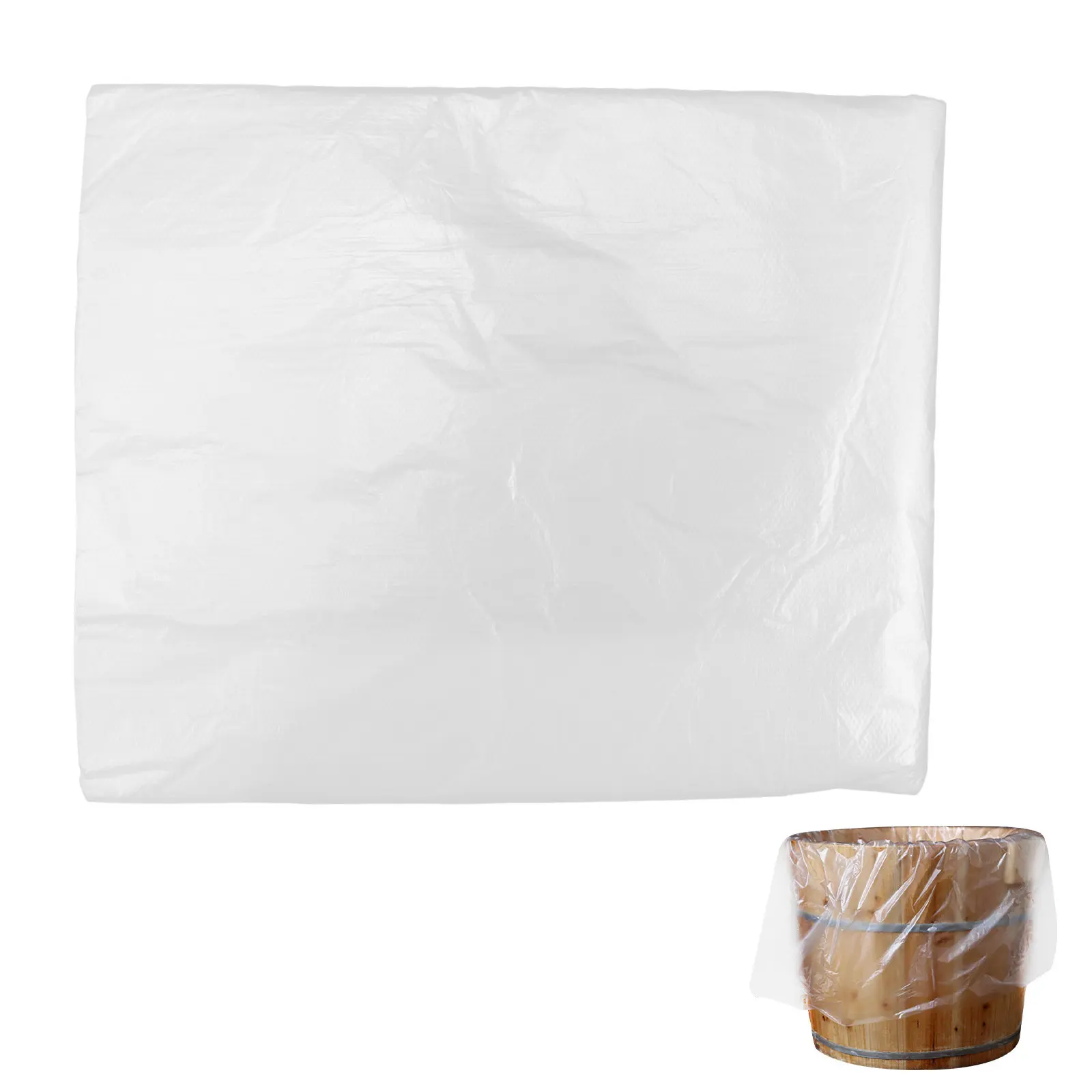 80Pcs Disposable Foot Bath Bags Heavy-Duty Breathable Heat-Resistant Liners for Pedicure Salon Spa Home Foot Soak Basin Use