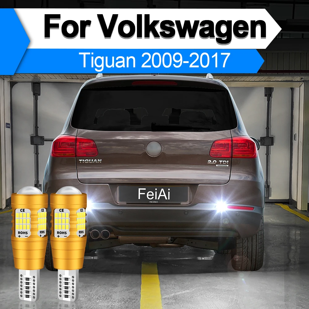 

Светодиодные лампы заднего хода для Volkswagen VW Tiguan 2009 2010 2011 2012 2013 2014 2015 2016 2017 Лампа заднего хода Белый