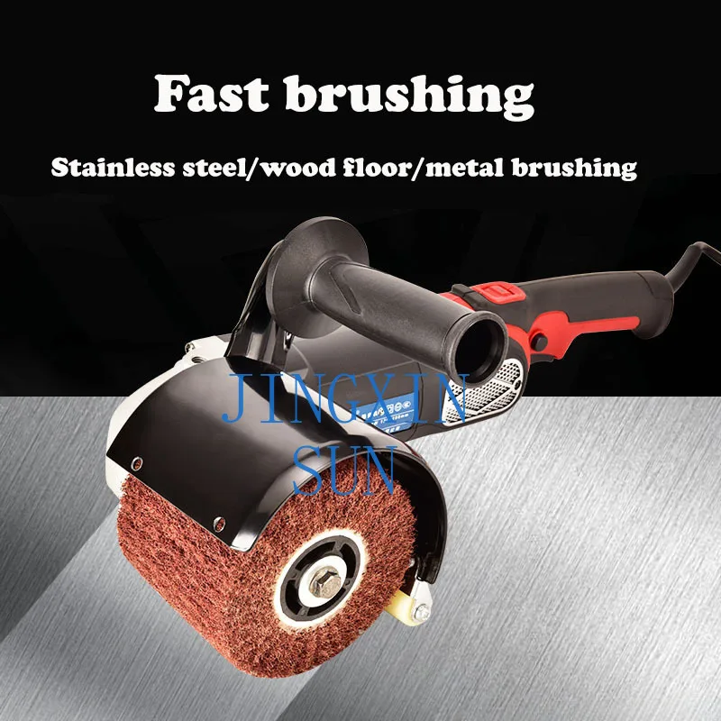 Stainless steel metal wire drawing machine portable industrial polishing machine electric speed control mirror wood polishing