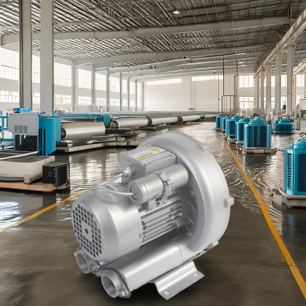 1.1KW High-Pressure Air Blower Fan for Central Vacuum Cleaning System New Condition Pump Core Component