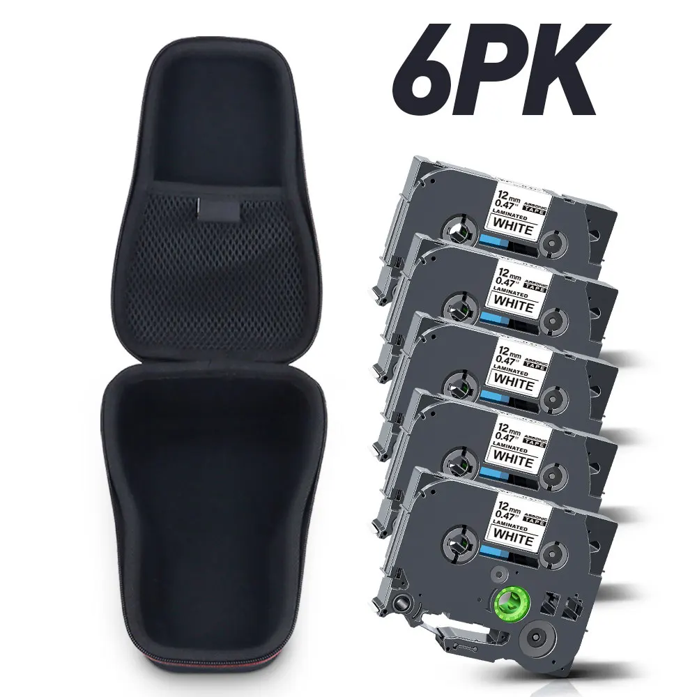 Жесткий чехол для принтера этикеток PT H110, совместимый с Brother P-touch PT-E100 PT-E105 PT-E110 PT-H105, защитная сумка с 5PK TZ 231