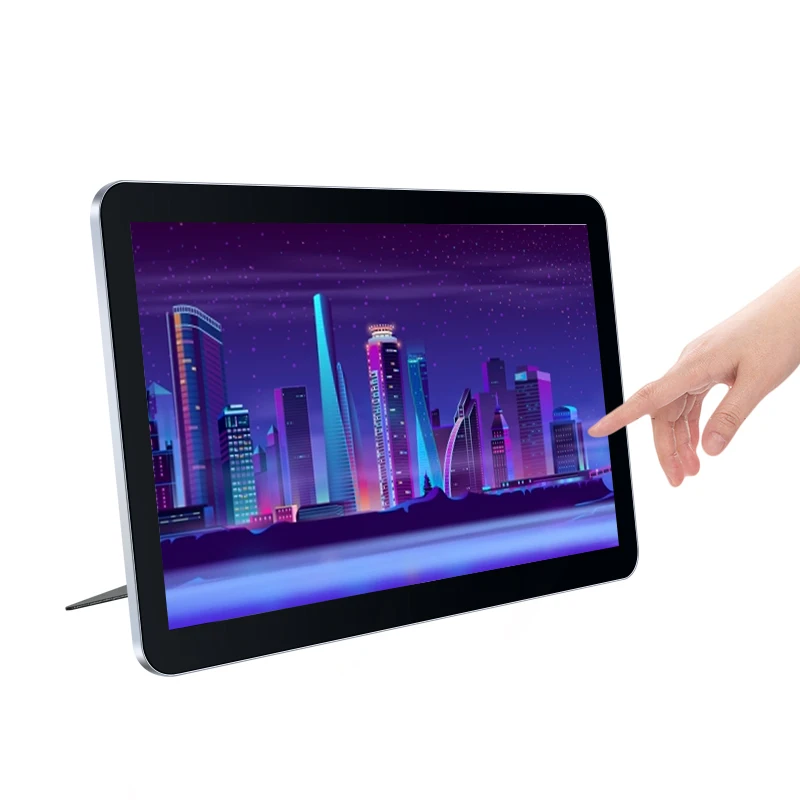 PC Android touch screen capacitivo da 15,6 pollici/monitor per PC con pannello touchscreen LED a cornice aperta