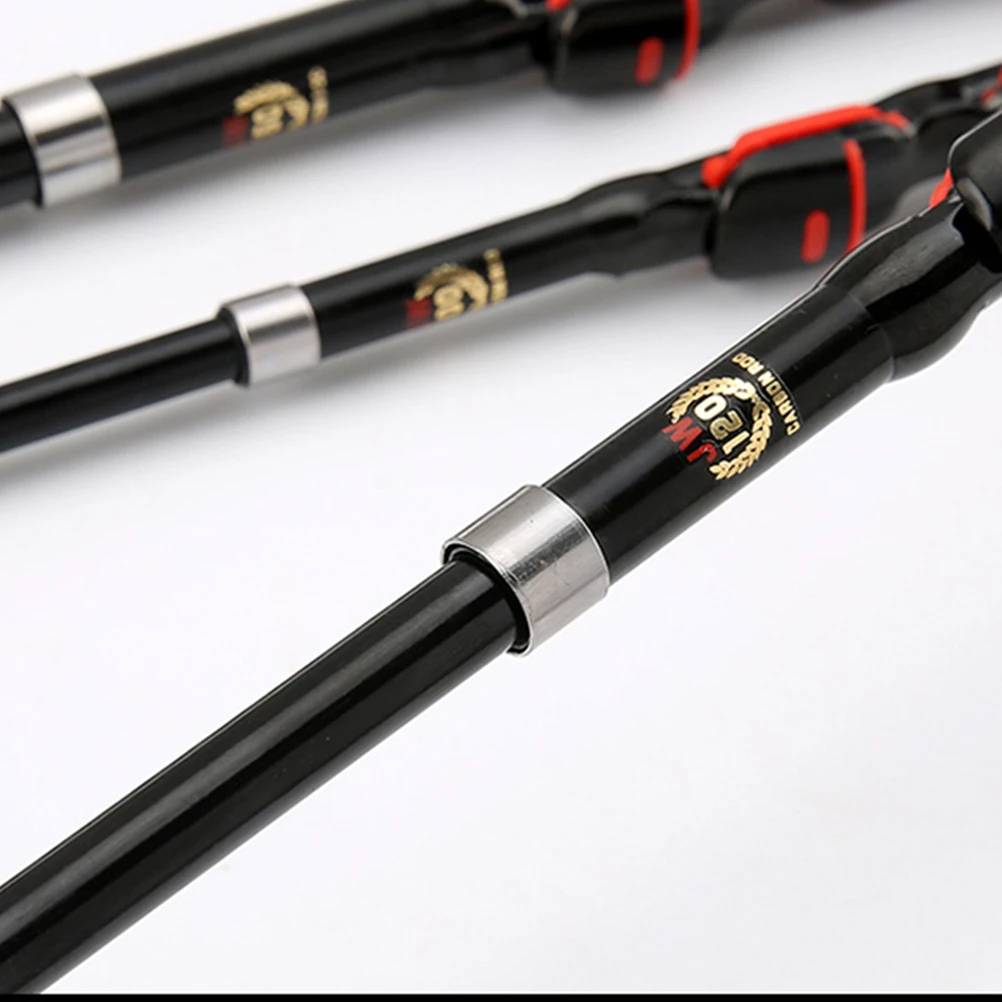 

Portable Fishing Rod Firm Grip Foldable Pole Retractable Carp Lightweight Telescoping Telescopic Rods Black