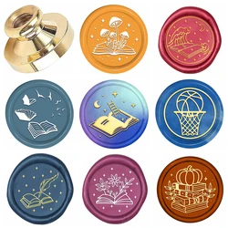 Book Wax Seal Stamps Basketball Wax Sealing Removable Brass Head For Decoration Party Invitation Greeting Card Gift Envelope