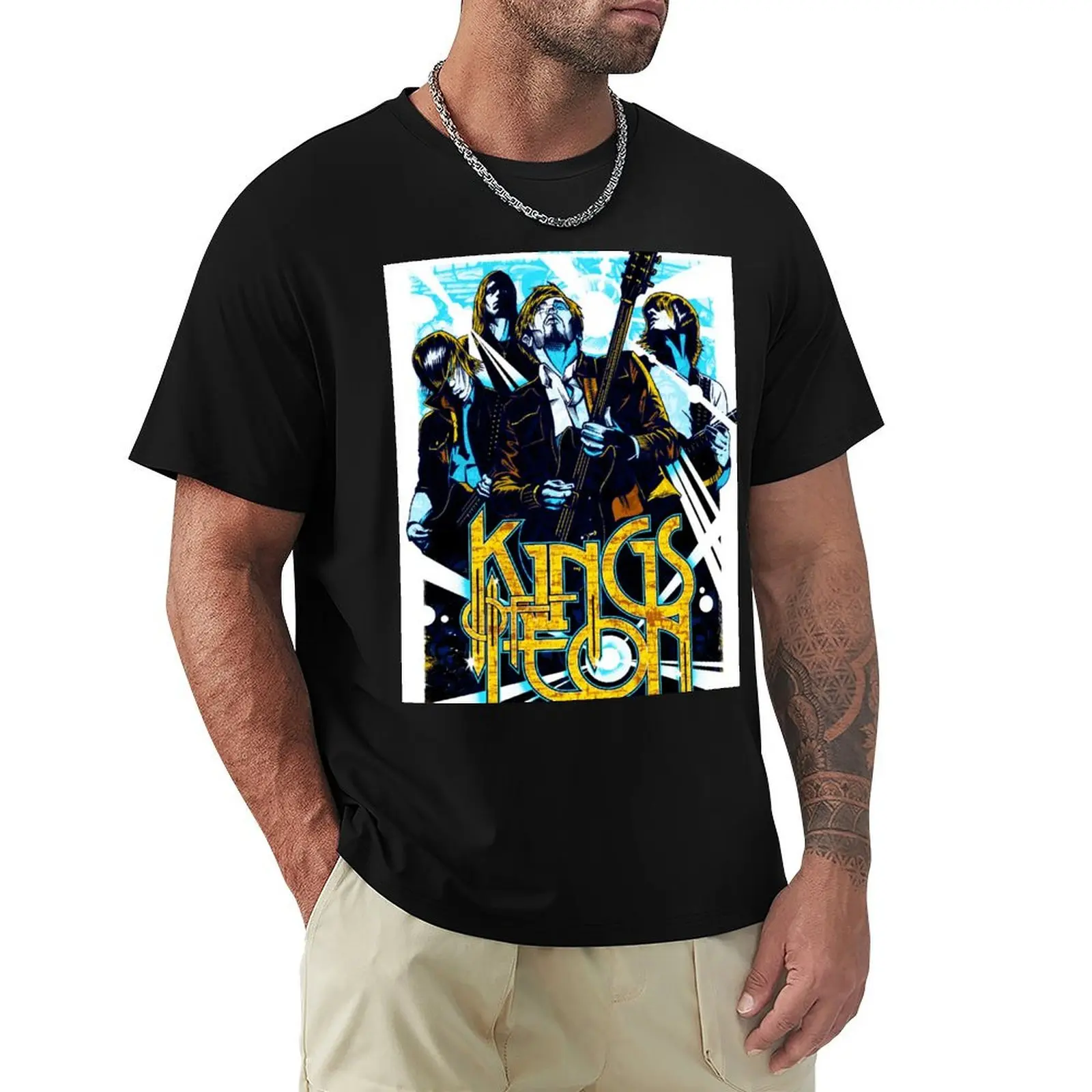 Kings of leon logo and personil T-Shirt Outdoor Working T-Shirt
