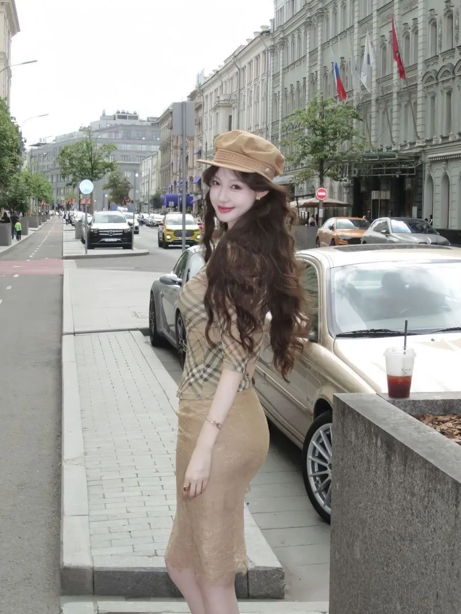 

Легкая летняя женская юбка-карандаш с прямым кроем и эффектом «рыбий хвост», минималистичная, для пляжного отдыха, простая, тонкая, базовая, комфортная, в стиле «виб».