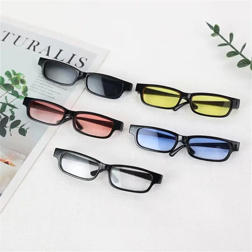 For Blythe Doll Glasses 20cm Korea EXO Dolls Plush Toys Fashion Rectangle Frame Miniature Eyeglasses Dolls Accessories