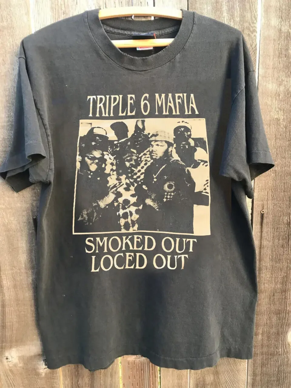 

Triple 6 Mafia Band Shirt , Black Color Unisex Tee Shirt Reprint AN35322