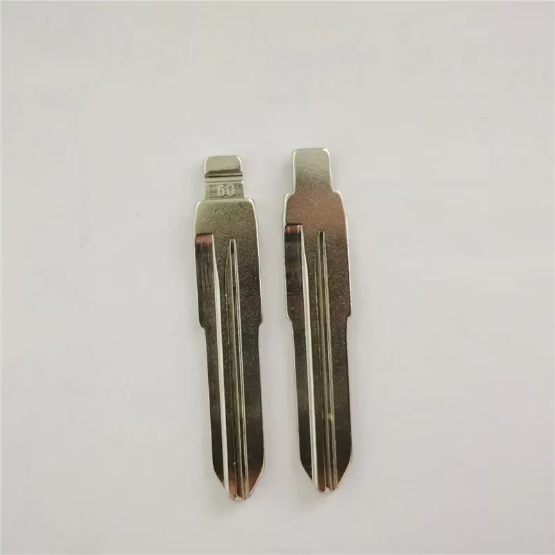 10Pcs/Lot #60 GT15 Metal Uncut Flip Key Blank Replacement Key Blade Compatible With KD VVDI Key Cutting Machine For Fiat Palio O