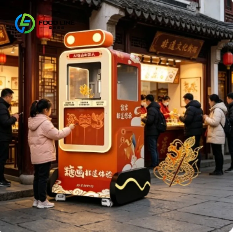 

Automatic Sugar Drawing Machine for Candy Art Design DIY Sweets, Creative Dessert Tool for Kitchen and Events