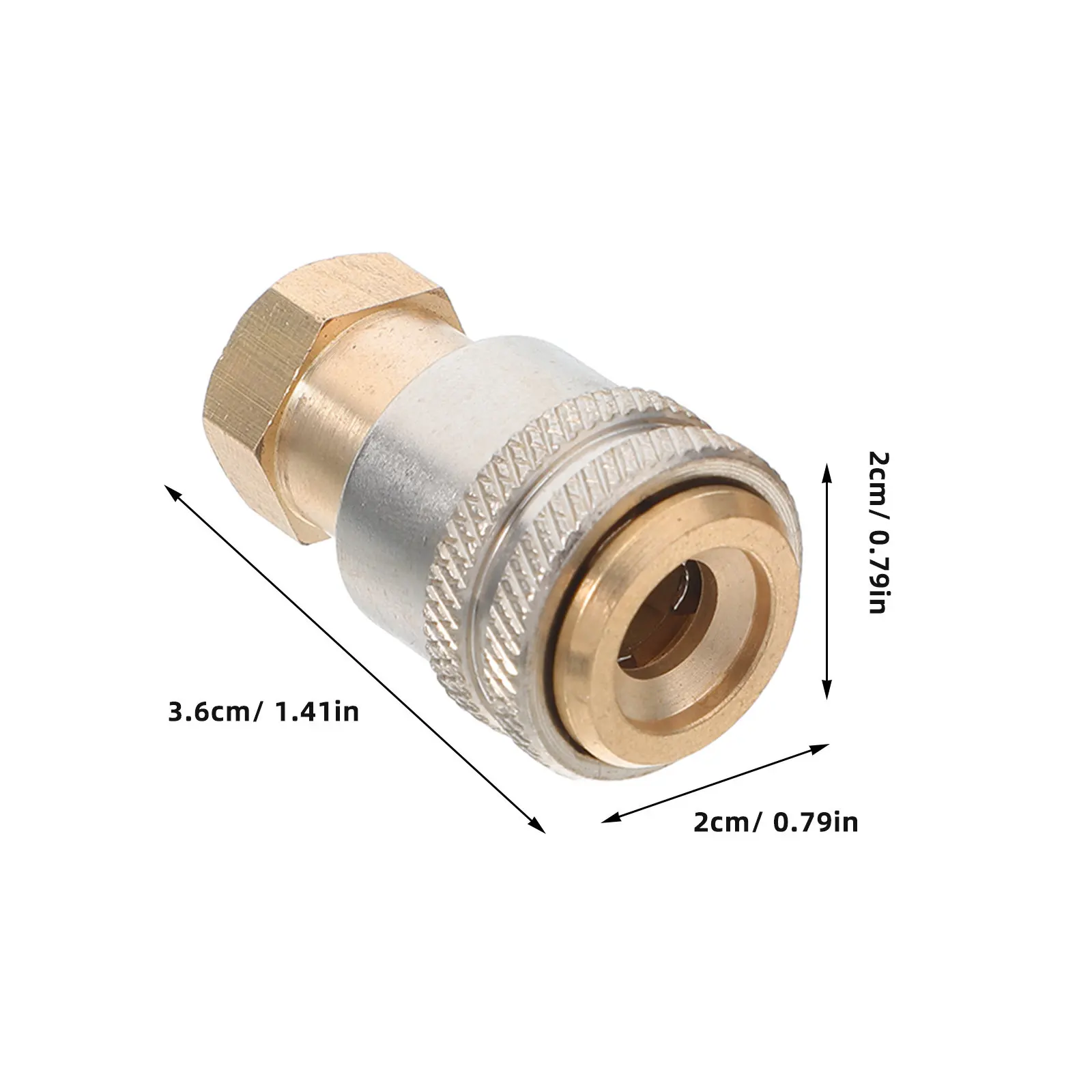 2Pcs Self-Locking Tire Inflator Chuck Brass Heavy Duty Quick Lock Air Compressor Accessories Tire Machine Inflation Nozzle