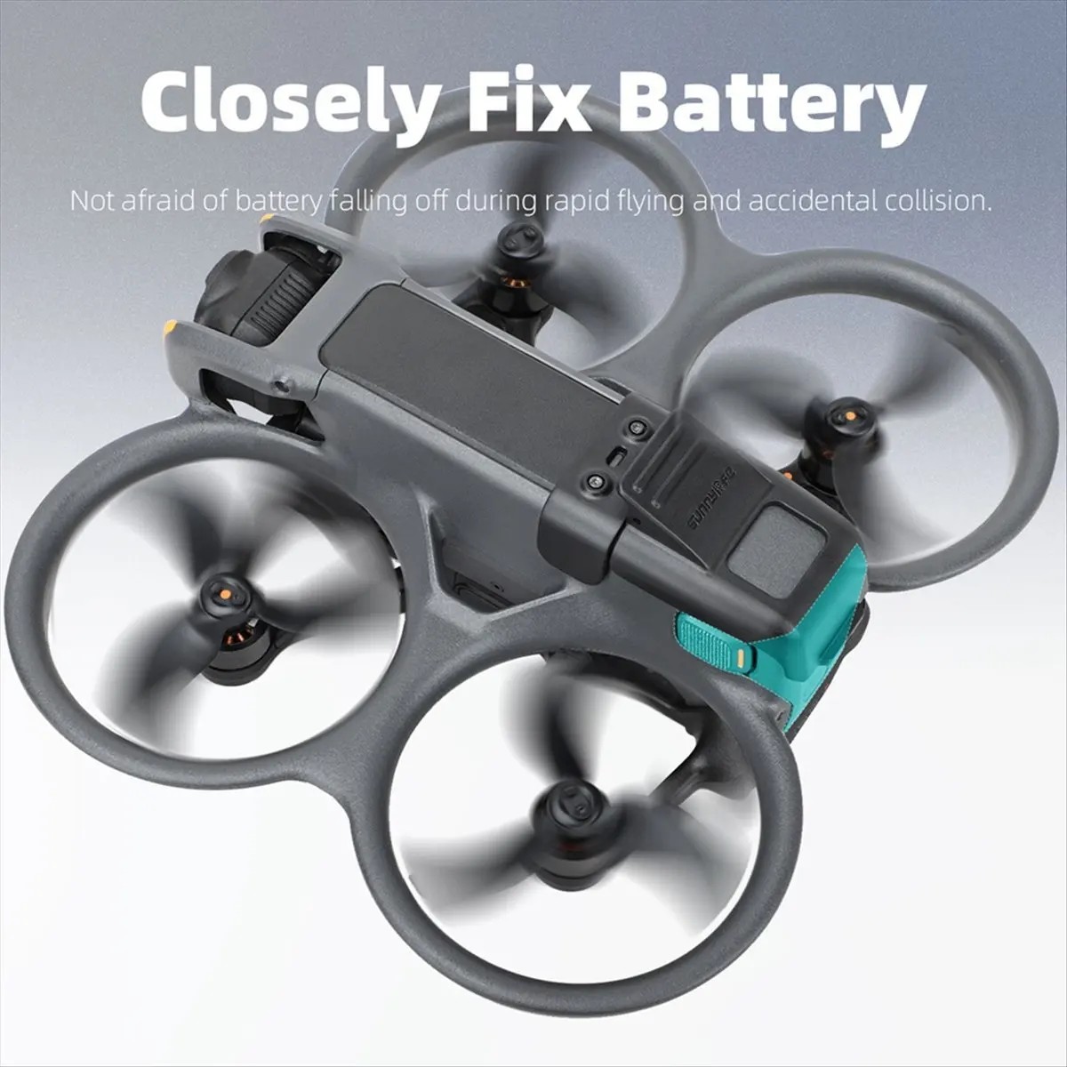AA80  for Avata 2 Battery Clip Battery Reinforcement Locking Loose Carabiner Drone Accessories