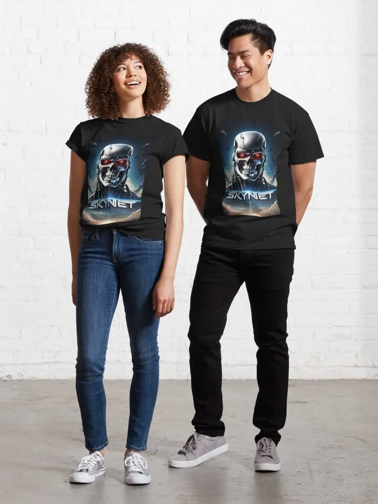 

Terminator/Skynet Classic T-Shirt Men Hot Cheap Heavyweight New Arrival Harajuku