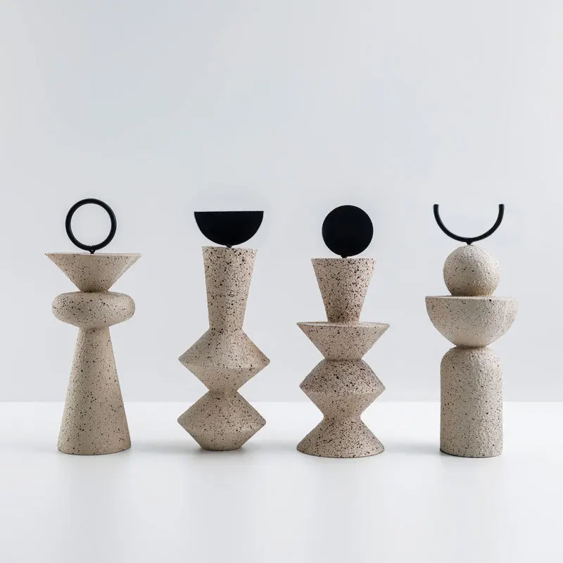 New Home Sandstone Resin Craft Ornaments, Home Living Room Decor, Desktop Accessories, Wine Cabinet Decor with Premium Feel