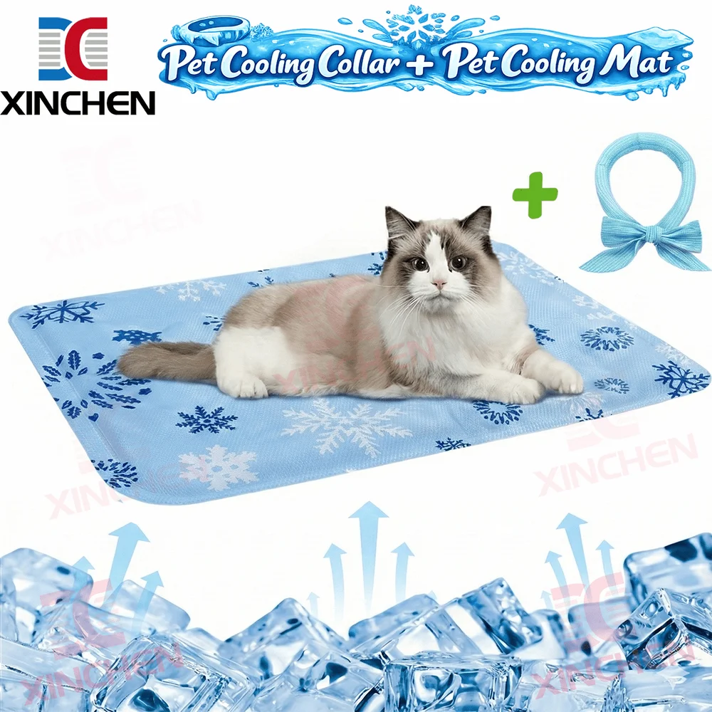 

Mat For Dog Light Blue EasyCleanLike Gel Technology To Keep Pets Cool Indoors Outdoors, Pet Cooling Mat Cozy Pet Mat Cooling Pe