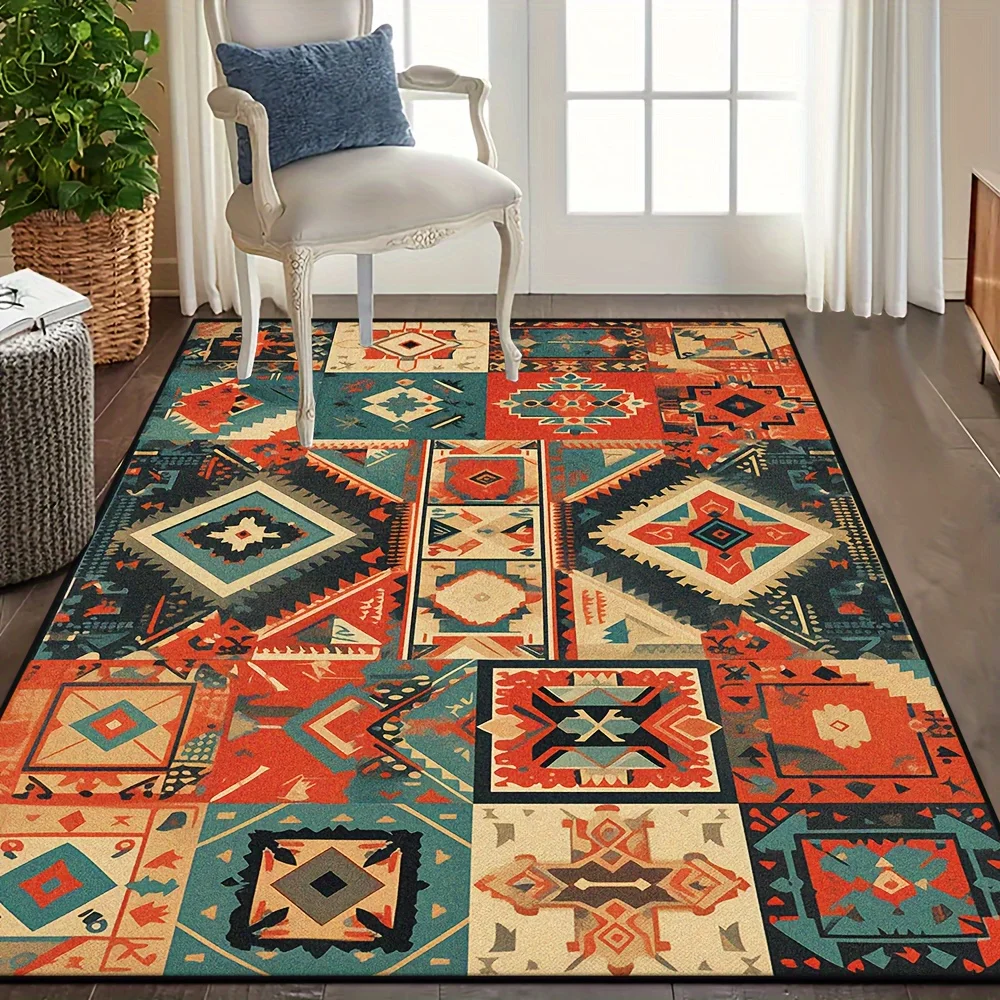 2D Koi Fish Pond Carpet Living Room Large Rug Stone Pool Bedroom Decor Creative Area Rugs Sofa Floor Mat Lounge New