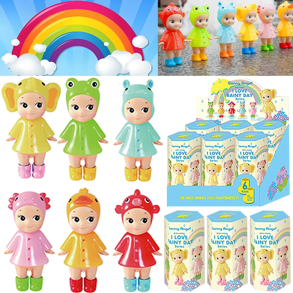 حار سوني الملاك دمية المطر يوم سلسلة سلسلة صندوق أعمى شخصيات صغيرة عمل نموذج تحصيل ديكور فتاة لعبة هدية عيد ميلاد #1