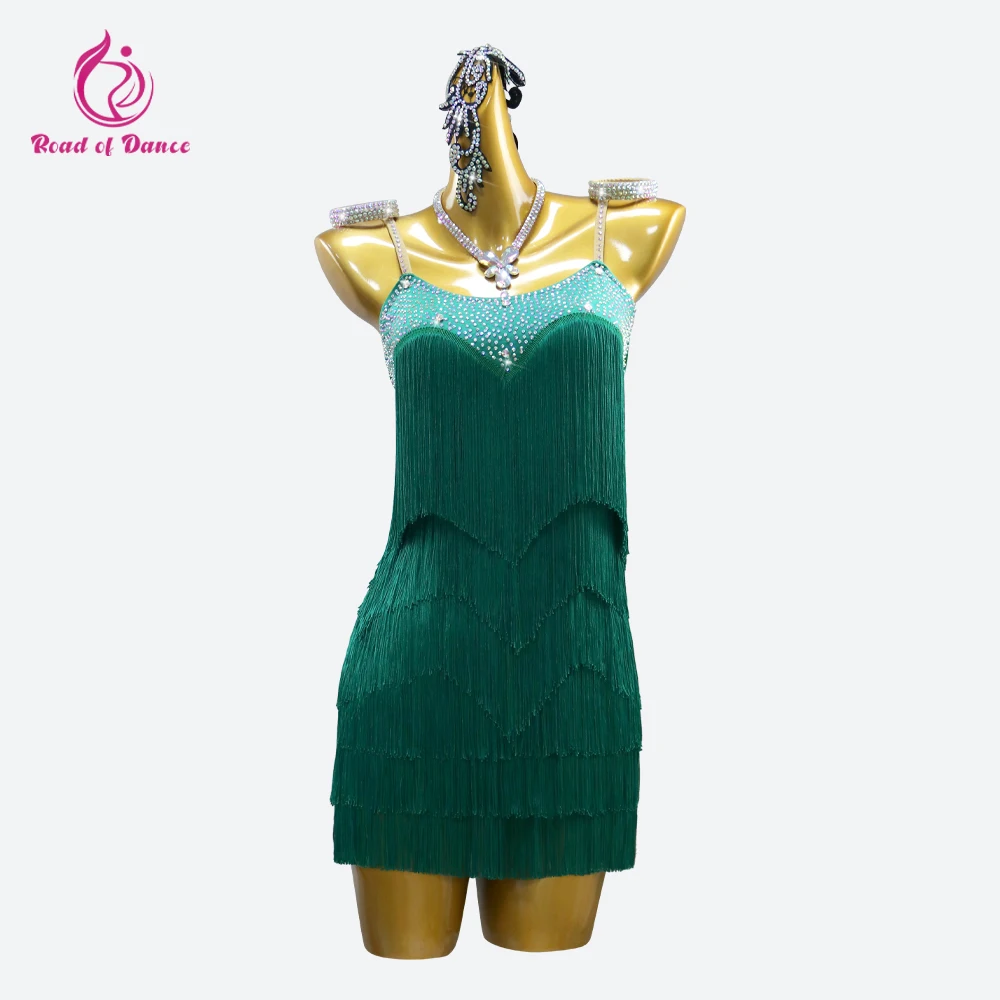 2025 Latijns-Amerikaanse vrouwenjurk meisjesfeesten pak dansoutfits oefenkleding nieuwe samba kostuum sexy sportwedstrijd rok