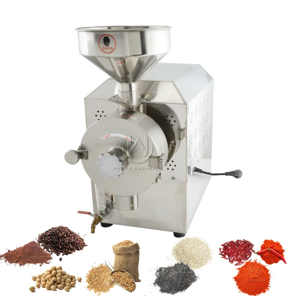 

Water Cooling Grinder HY 85KG/h Grinder Machine for Humid Grains Electric Grain Mills Grinder Peanuts Grain Corn Beans Sugar