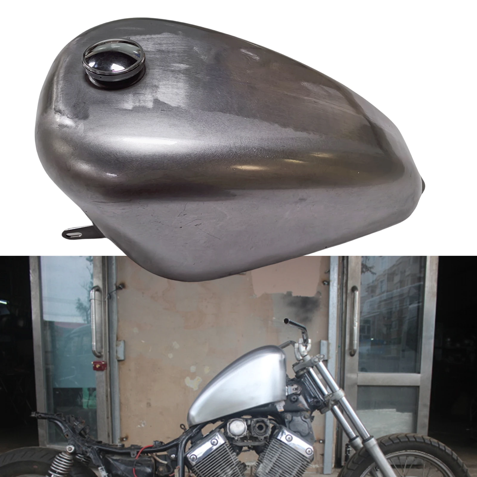 For YAMAHA Virago XV400 XV535 12L Modified Motorcycle Motorbike Petrol Oil Gas Fuel Tank