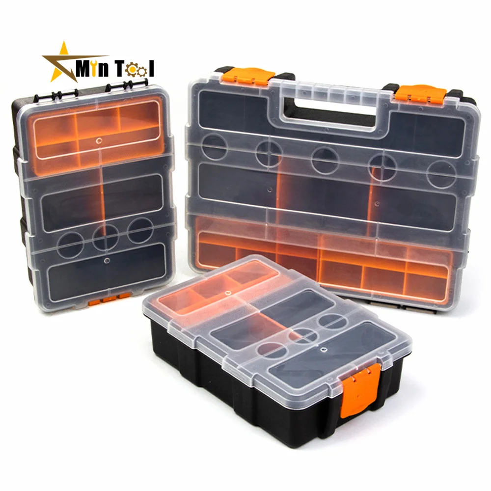 Hardware Storage Toolbox Multifunction Large Capacity Thickened  Durable  Classifiable Storage Toolbox