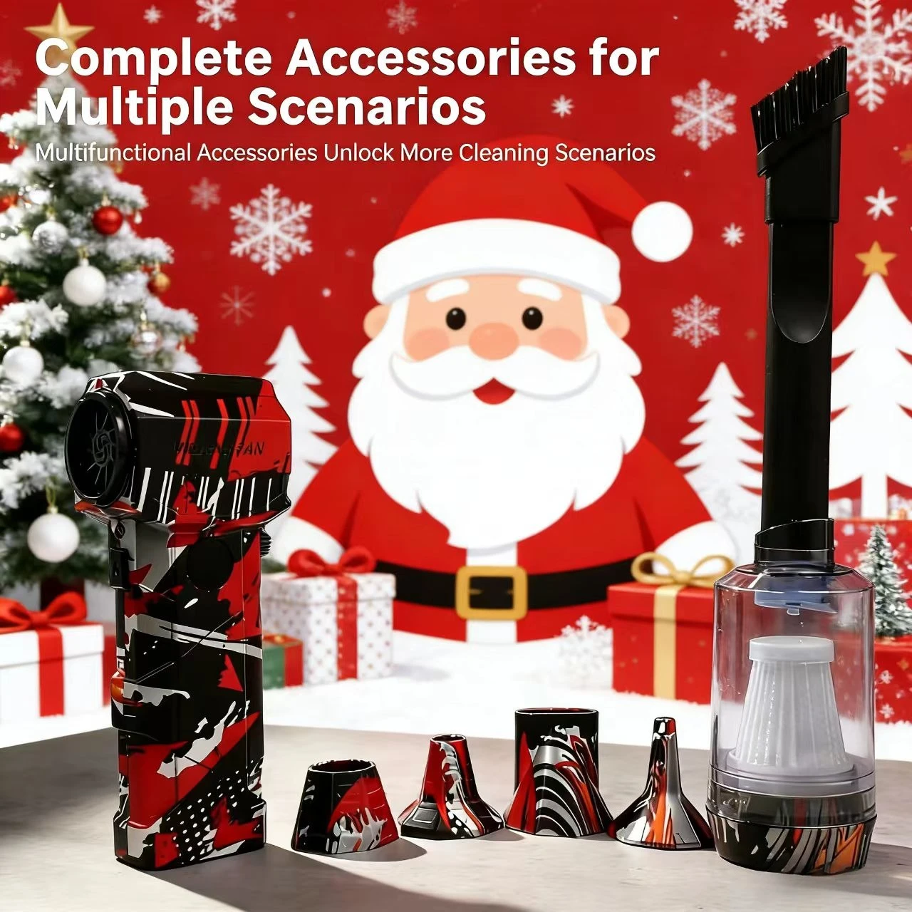 

Turbo Fan Brushless Air Blower 130000RPM 55m/s Wind Speed Powerful Air Duster for Car Cleaning Keyboard PC Home