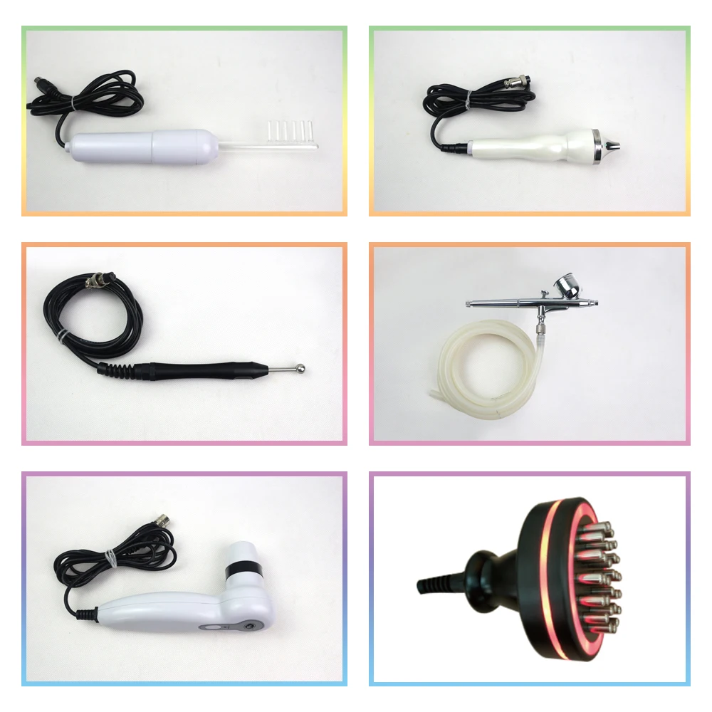 معدات إعادة نمو معالجة الشعر الاحترافية 6 في 1 آلة العناية بالتنظيف العميق لفروة الرأس محلل فروة الرأس لصالون التجميل