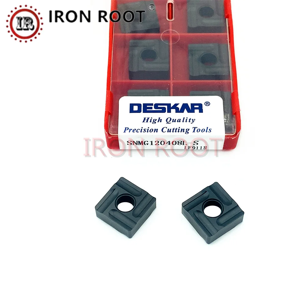 

DESKAR indexable insert SNMG120404,SNMG120408, LF9118 Turning Carbide Insert CNC Lathe Cutting Tool Machining Metal Turning Tool