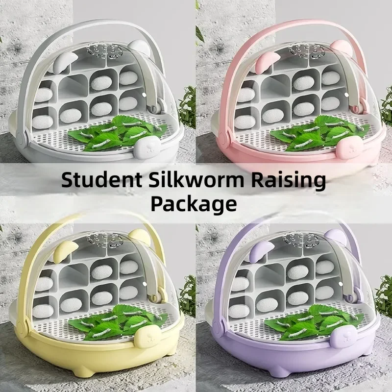 for Silkworm Raising Set Space Capsule Student Science Project Kit with Special Raising Warehouse Box