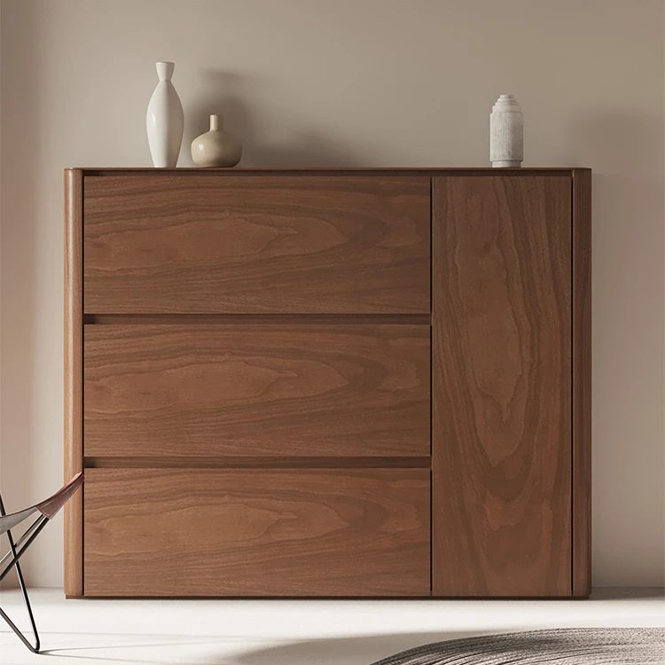 ！@Chinese Factory Supplier Living Room Furniture Smart Shoe Cabinet Modern Wood Shoe Rack Wooden Bench Sideboard Table