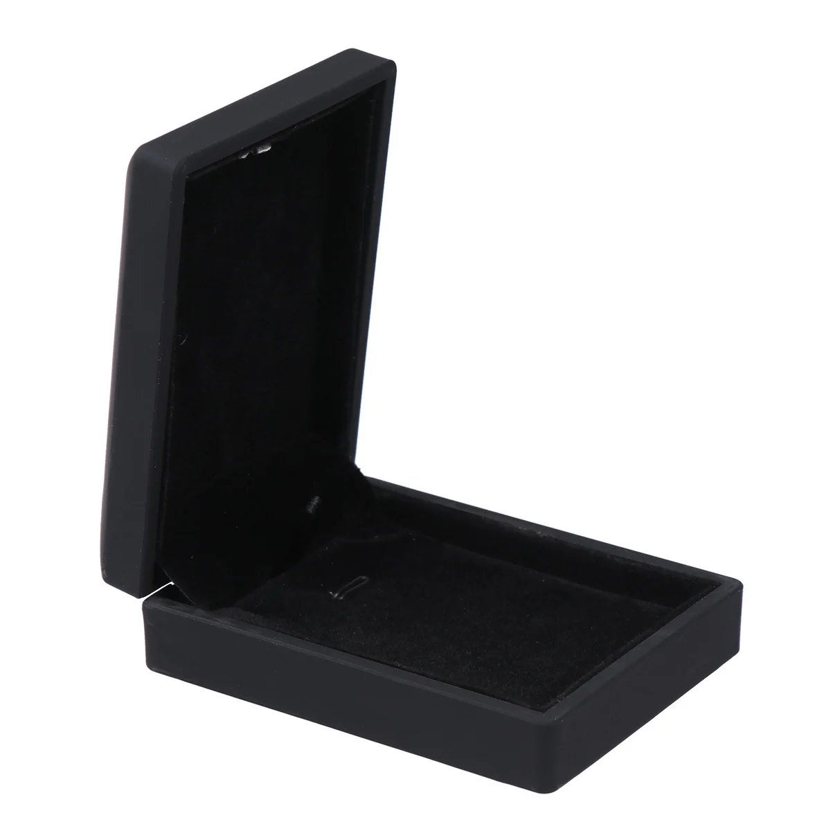 Black LED Jewelry Gift Box 7x9x3.2cm Lighted Necklace Pendant Holder Durable Elegant Gift Case LED Necklace Box