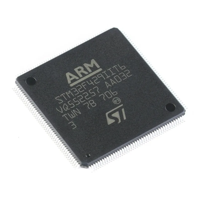 Genuine Original STM32F429IIT6, LQFP‑176 Package, ARM Cortex‑M4 Core 32‑Bit Microcontroller MCU Chip