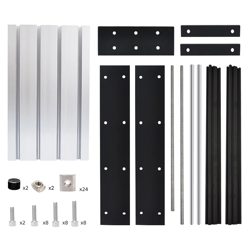 CNC 3018 Y-Achsen-Verlängerungssatz 3040 T-Slot Aluminium MDF Tischverlängerung Aluminium Spoilboard Kompatibel mit CNC 3018pro – Detail 1