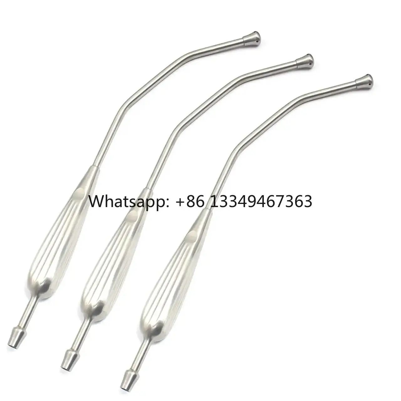 Medical Use Surgical Yankauer Suction Handle Dental Suction Tube Handle with Crown Tip
