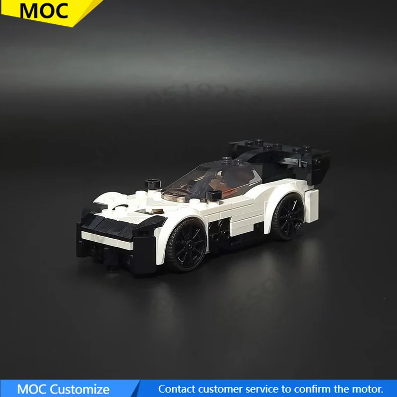 

166 PCS Speed Hypercar 76918 McMurtry Spéirling MOC Customize Modular Building Block Educational Brick DIY Christmas Toy Gift