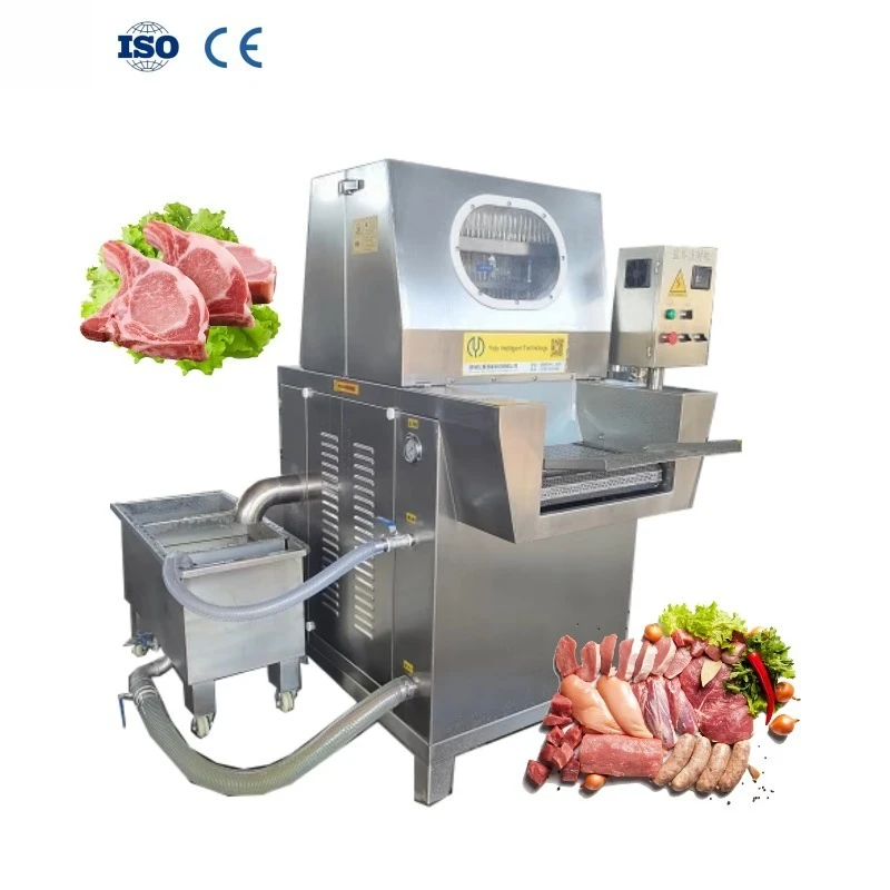 Commercial Food Brine Inject Turkey Meat Salt Water Injector Saline Inject Machine Meat Processing Brine Saline Water Injector