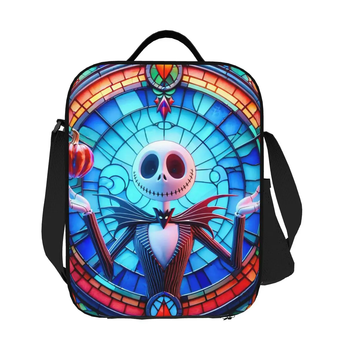 

Изолированная сумка для обеда «Кошмар перед Рождеством» Джека Скеллингтона для женщин, многоразовый холодильник, термобокс для еды, ланч-бокс