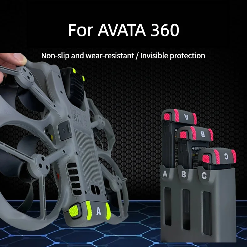 

For DJI AVATA360 Anti-slip stickers wear-resistant stickers and battery label stickers