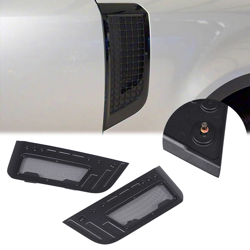 

Fender Air Vent Anti-Insect Mesh Decorative Trim Replacement Car Accessories For Land Rover Defender 90 110 130 L663 2020-2026